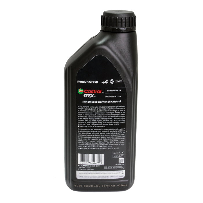 Ulei motor Renault Castrol GTX RN-Spec RN17 5W30 1L [3]