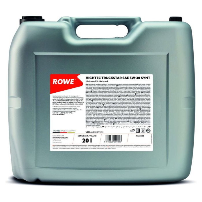 Ulei motor Rowe HighTec TruckStar Synt 5W30 20L [1]