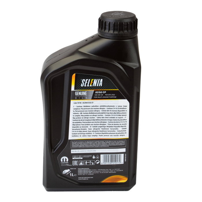 Ulei motor Selenia ECO2 CP 0W30 1L [2]