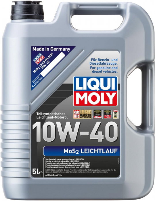 Ulei semisintetic Liqui Moly MoS2 Leichtlauf 10W40 5 litri [1]