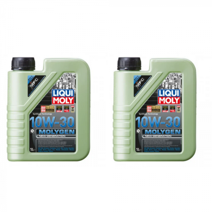Pachet 2 litri Ulei Motor Sintetic Liqui Moly Molygen New Generation 10W30 [1]