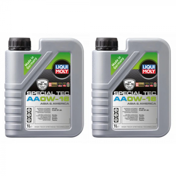 Pachet 2 litri Ulei Motor Sintetic Liqui Moly Special Tec AA 0W16 [1]