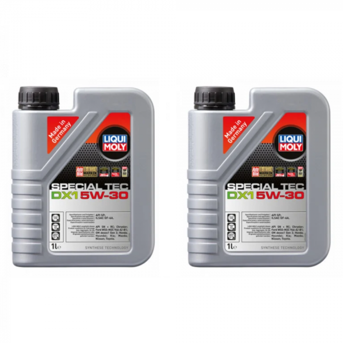 Pachet 2 litri Ulei Motor Sintetic Liqui Moly Special Tec DX1 5W30 [1]