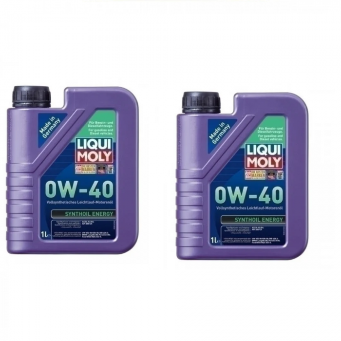 Pachet 2 litri Ulei motor sintetic Liqui Moly Synthoil Energy 0W40 [1]