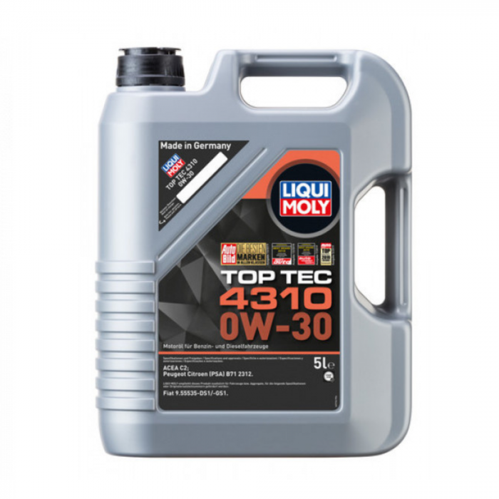 Ulei motor Liqui Moly Top Tec 4310 0W30 5 litri [1]