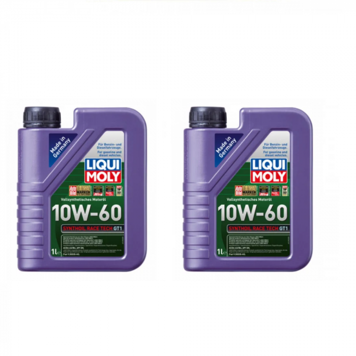 Pachet 2 litri Ulei motor sintetic Synthoil Racetech GT1 10W60 [1]