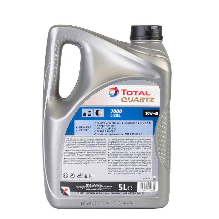 Ulei motor Total Quartz 7000 Diesel 10W40 5L [2]
