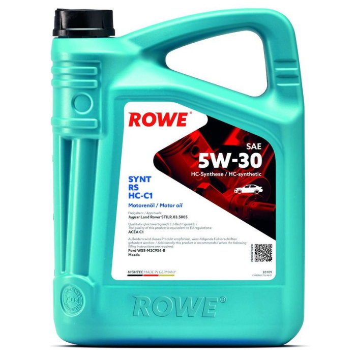 ULEI MOTOR TURISME ROWE HIGHTEC SYNT RS SAE 5W30 HC-C1 5L [1]
