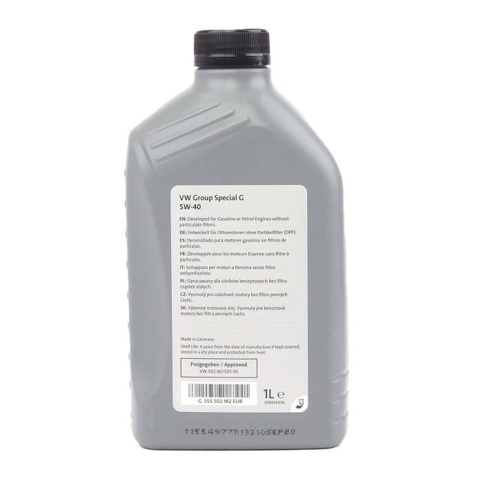 Ulei motor Volkswagen Special G 5W-40 [502 00/505 00] 1L [2]