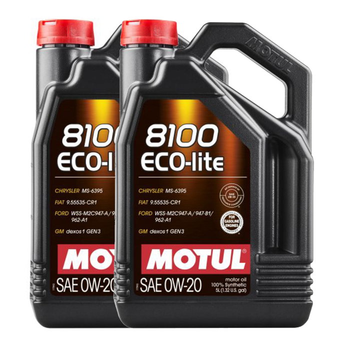 Pachet 10 litri Ulei Motul 8100 Eco-Lite 0W20 [1]