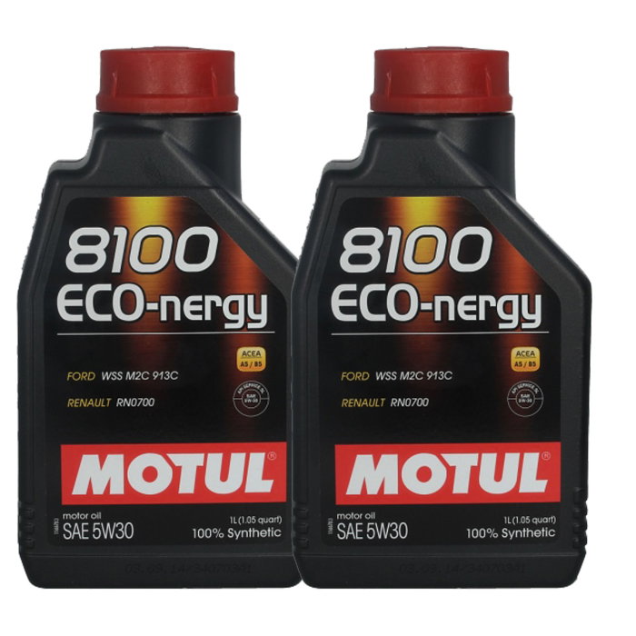 Pachet 2 litri ulei Motul 8100 Eco-Nergy 5W30 - Eficiență și protecție pentru motoare moderne pe benzină și diesel [1]