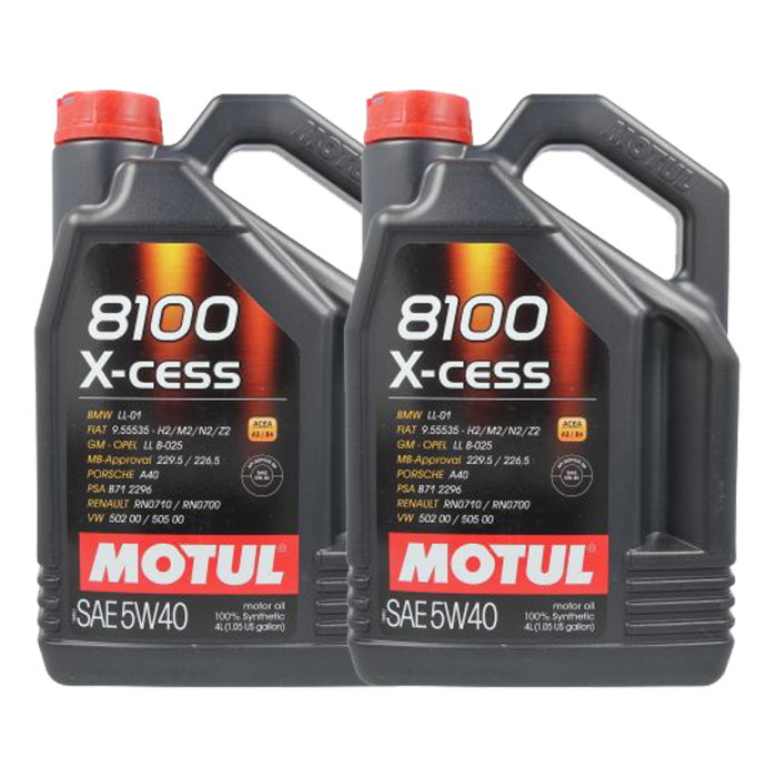 Pachet 8 litri ulei Motul 8100 X-CESS 5W40 – Protecție și performanță superioară pentru motoare moderne [1]