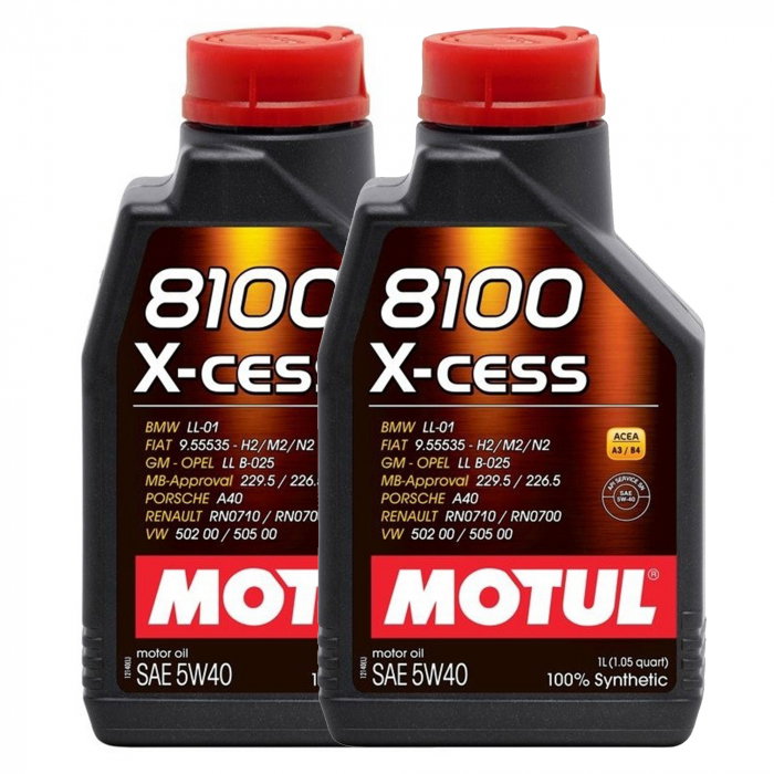 Pachet 2 litri Ulei Motul 8100 X-Cess A3/B4 5W40 [1]