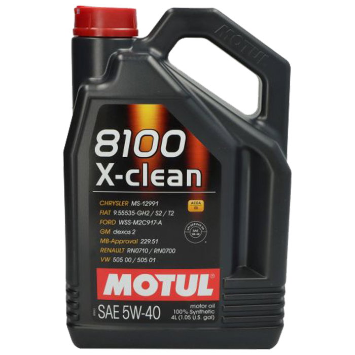Ulei Motul 8100 X-CLEAN 5W40 C3 4 litri – Protecție avansată și performanță pentru motoare moderne [1]