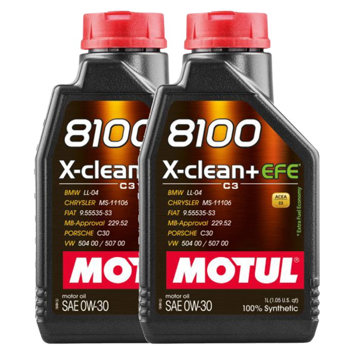 Pachet 2 litri Ulei Motul 8100 X-Clean+ EFE 0W30 [1]