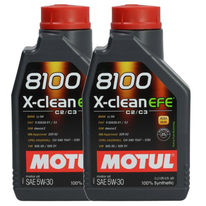 Pachet 2 litri Ulei Motul 8100 X-Clean EFE 5W30 [1]