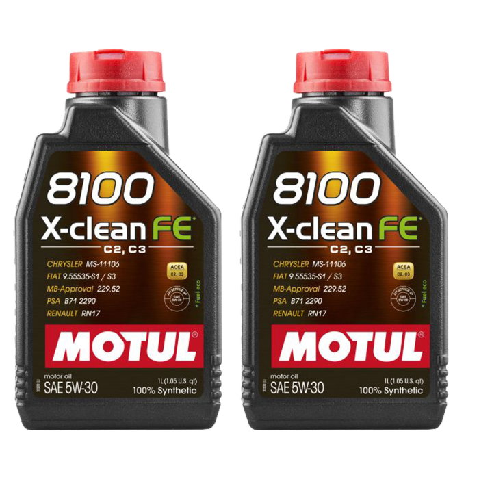 Pachet 2 litri ulei Motul 8100 X-Clean FE 5W30 – Protecție și performanță pentru motoare moderne [1]