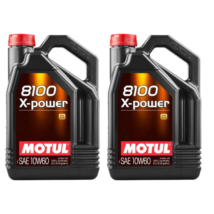Pachet 8 litri ulei Motul 8100 X-POWER 10W60 – Performanță extremă și protecție superioară pentru motoare sport [1]