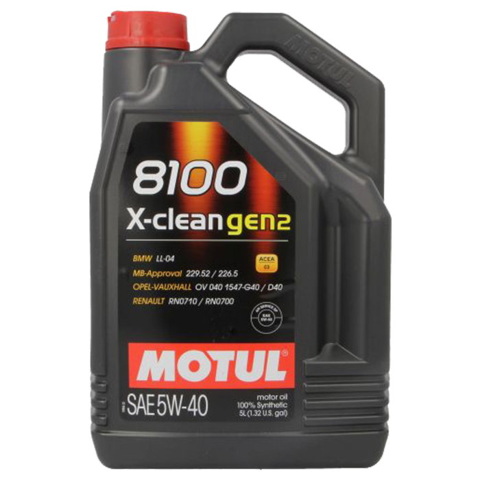 Ulei Motul 8100 X-Clean GEN2 5W40 5 litri – Protecție premium și performanță pentru motoare moderne [1]