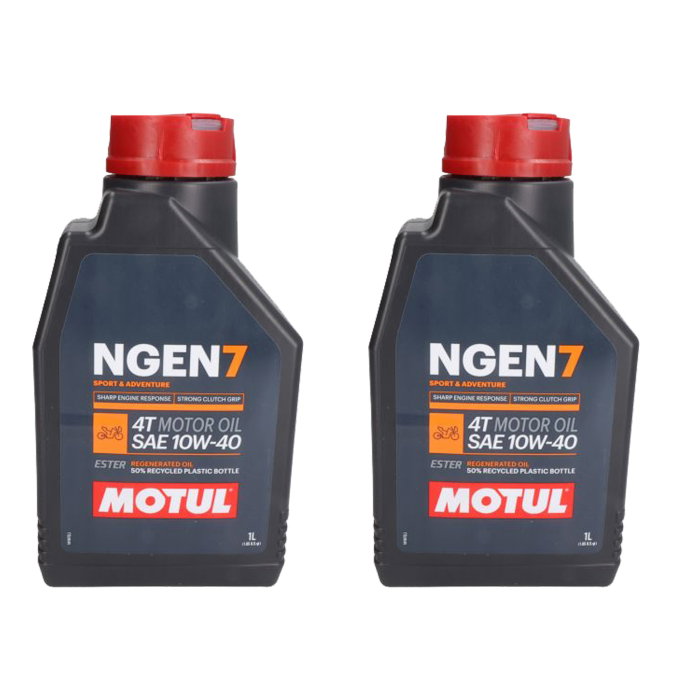 Pachet 2 litri ulei Motul NGEN 7 10W40 – Protecție avansată și performanță pentru motociclete 4T și ATV-uri [1]