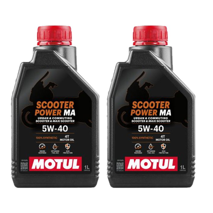 Pachet 2 litri ulei Motul Scooter Power 5W40 [1]