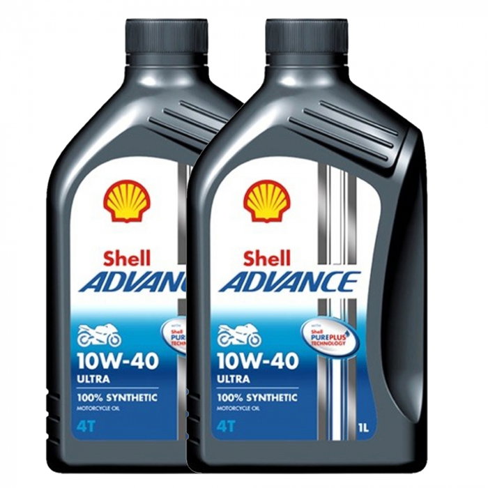Pachet 2 litri Ulei Shell Moto Advance Ultra 4T 10W40 [1]