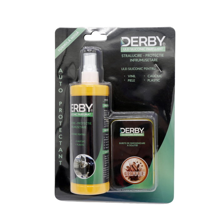 Ulei siliconic parfumat cafea 300ml + burete DERBY [1]