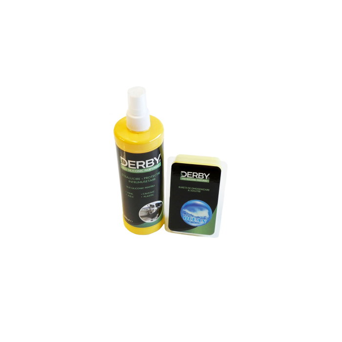 Ulei siliconic parfumat pentru bord Ocean 300 ml + burete [1]