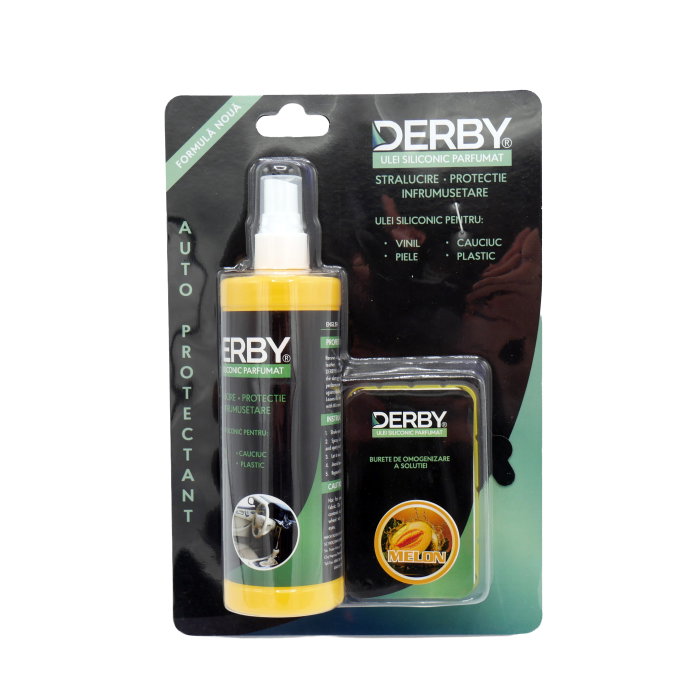 Ulei siliconic parfumat pepene galben 300ml + burete DERBY [1]