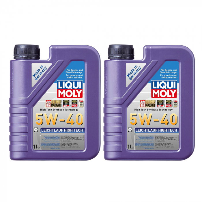 Pachet 2 litri Ulei sintetic Liqui Moly Leichtlauf High Tech A3/B4 5W40 [1]