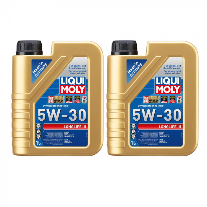 Pachet 2 litri Ulei sintetic Liqui Moly Longlife III 5W30 [1]