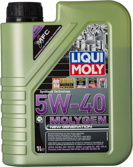 Ulei sintetic Liqui Moly Molygen New Generation 5W40 1 litru [1]