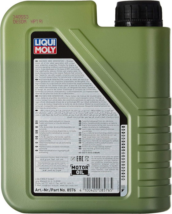 Ulei sintetic Liqui Moly Molygen New Generation 5W40 1 litru [2]