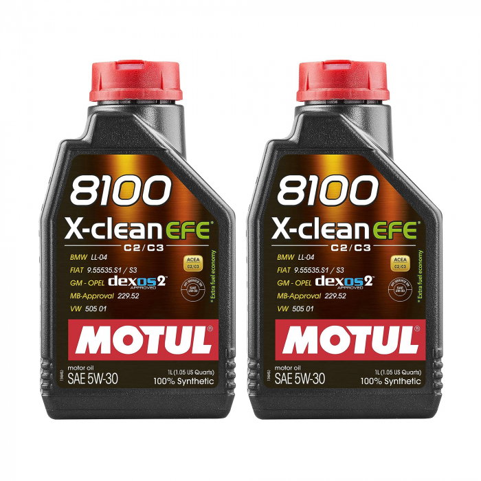 Pachet 2 litri Ulei sintetic Motul  8100 X-Clean EFE 5W30 [1]