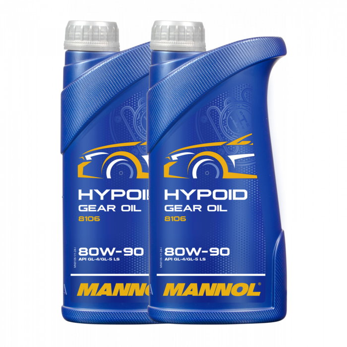 Pachet 2 litri Ulei Transmisie MANNOL Hypoid 80W90 GL-4/GL-5 LS Diferențiale Sarcini Extreme [1]