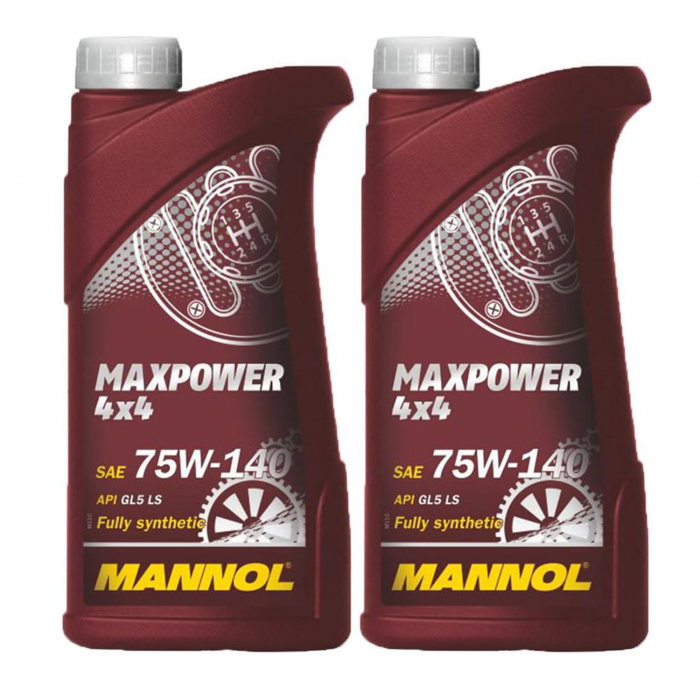 Pachet 2 litri Ulei transmisie Mannol Maxpower 4x4 75W140 [1]