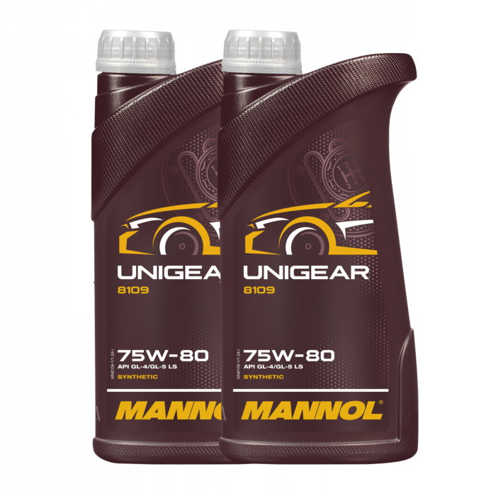 Pachet 2 litri Ulei Transmisie MANNOL Unigear 75W-80 - GL-4/GL-5 LS, Sintetic Universal (Energy-Saving) [1]