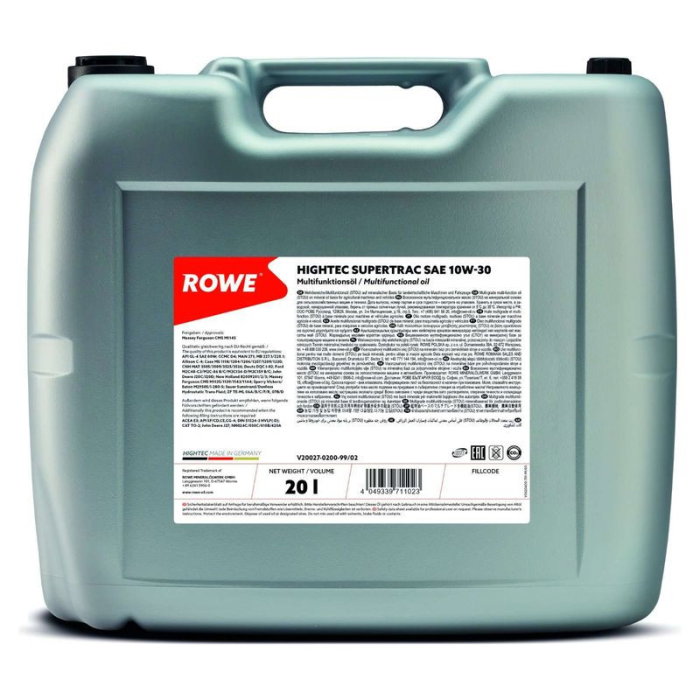 ULEI UTILAJE AGRICOLE HIGHTEC SUPERTRAC SAE 10W-30 (STOU) 20L [1]