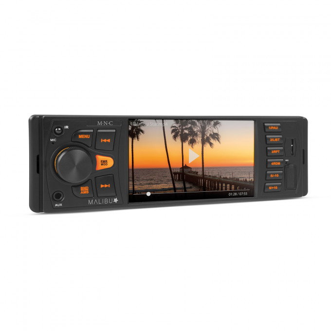 Unitate principala multimedia "Malibu Star" - 1 DIN - 4 x 50 W - BT - MP3 - AUX - SD - USB [2]