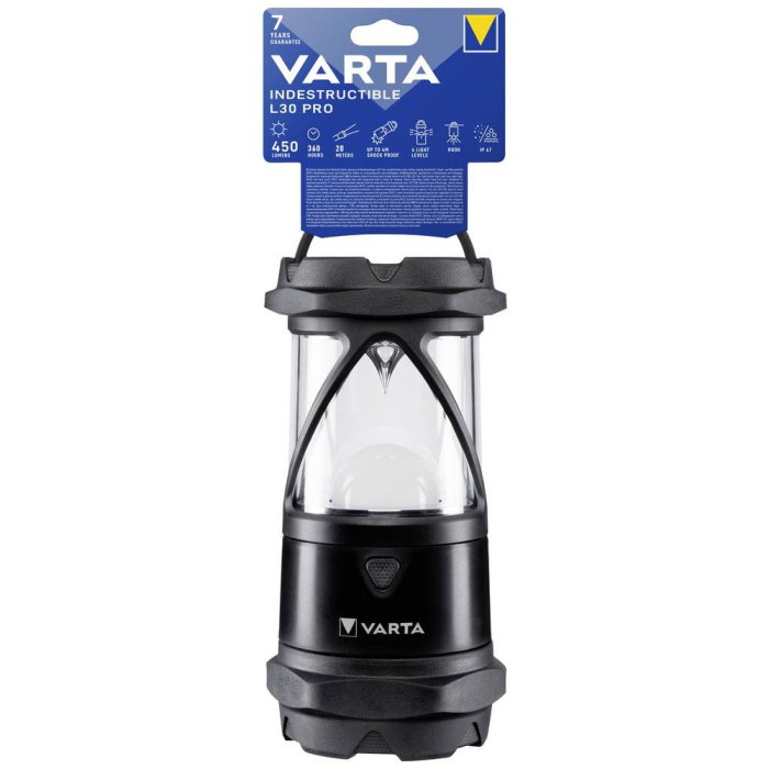 Varta 18761101111 Indestructibil L30 Pro LED (monocrom) Lantern de camping 450 lm alimentat cu bater [2]