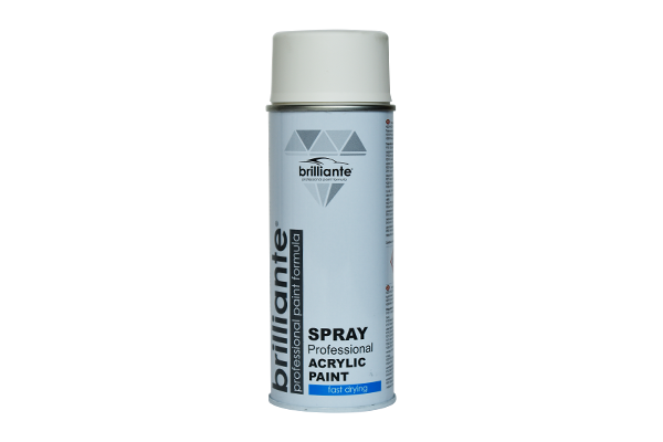 Vopsea acrilica Brilliante Spray Alb Put Mat RAL 9010 400 ml [1]