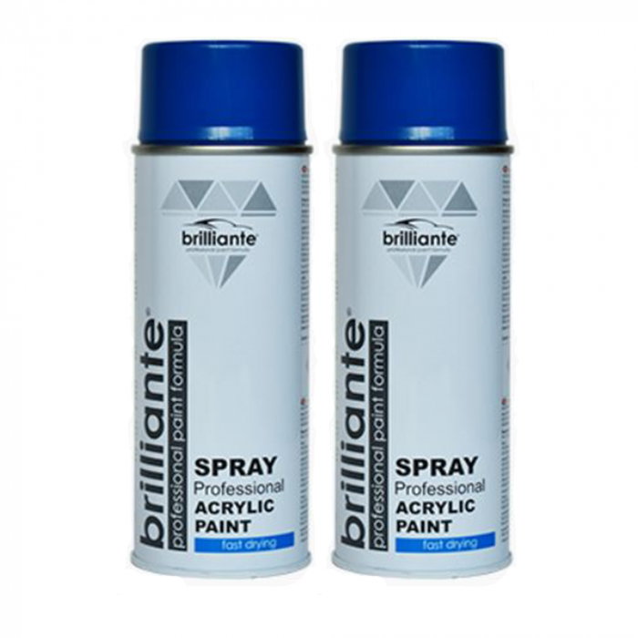 Vopsea Brilliante Spray Albastru Trafic RAL 5017 400 mlPachet 2 x Vopsea Brilliante Spray Albastru Trafic RAL 5017 400 ml [1]