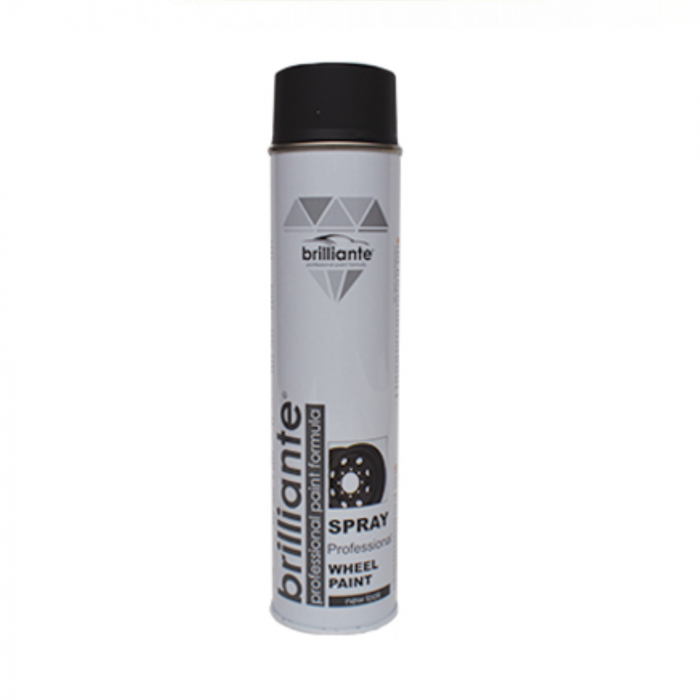 Vopsea Spray Brilliante pentru Jante Negru Mat 600 ml [1]