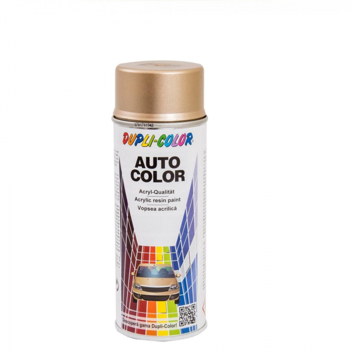 Vopsea spray auto Dacia bej stelar metalizată Dupli Color 350 ml [1]
