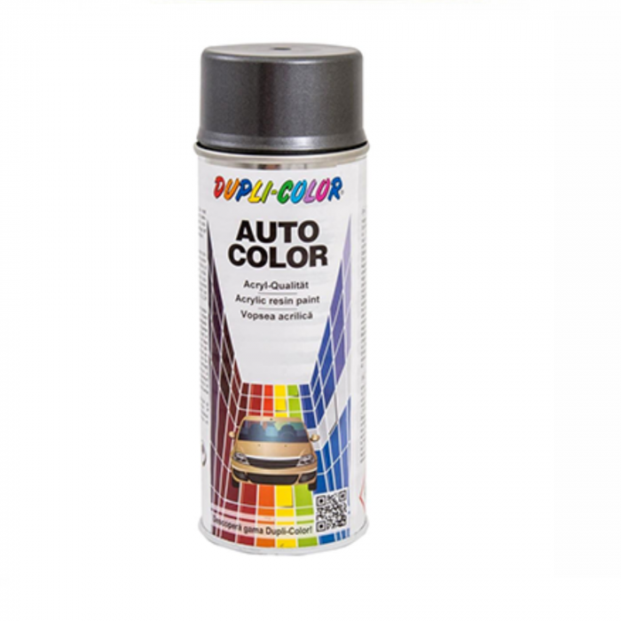 Vopsea spray auto Dacia gri metal metalizată Dupli-Color 350 ml [1]