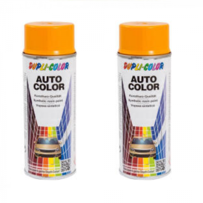 Pachet 2 x Vopsea Spray Auto Dacia Galben Taxi Dupli-Color 350 ml [1]