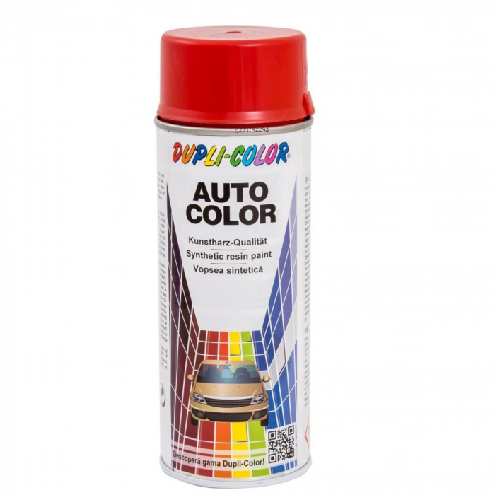 Vopsea spray auto Dacia roșu Nova Dupli-Color 350 ml [1]