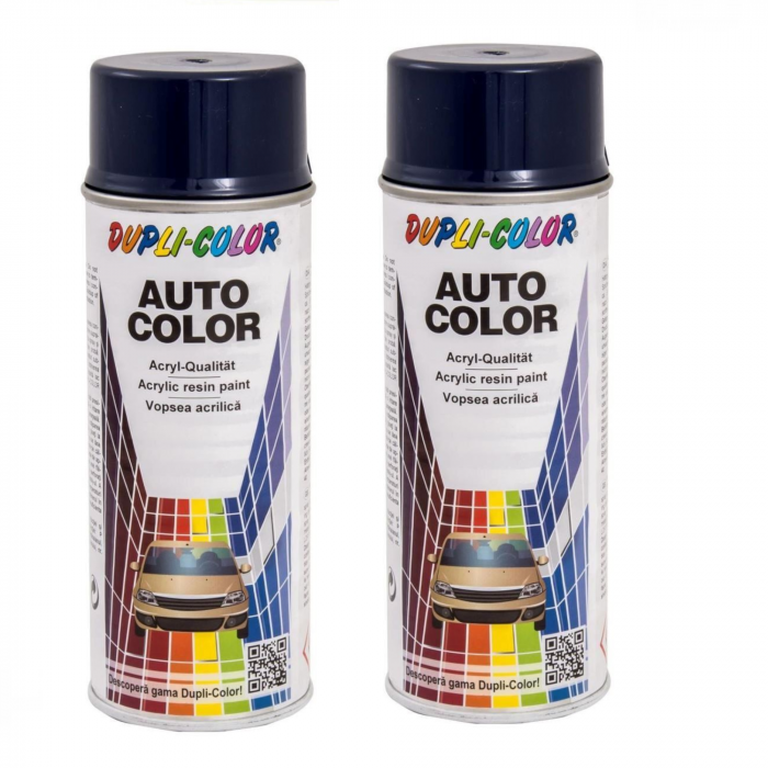 Pachet 2 x Vopsea Spray Auto Logan Albastru Marin 061E Dupli-Color 350 ml [1]