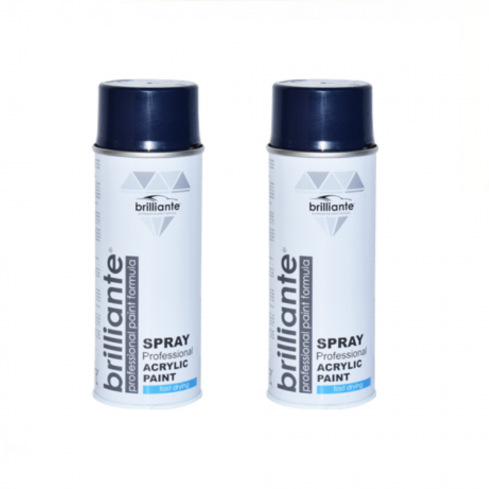 Pachet 2 x Vopsea Spray Brilliante Albastru Safir RAL 5003 400 ml [1]