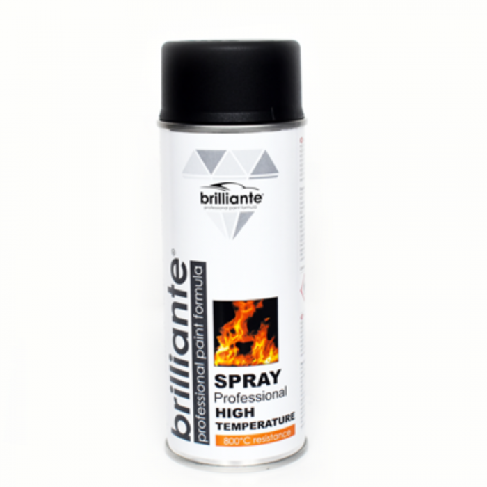 Vopsea Spray Brilliante Temperaturi Înalte Negru 400 ml [1]